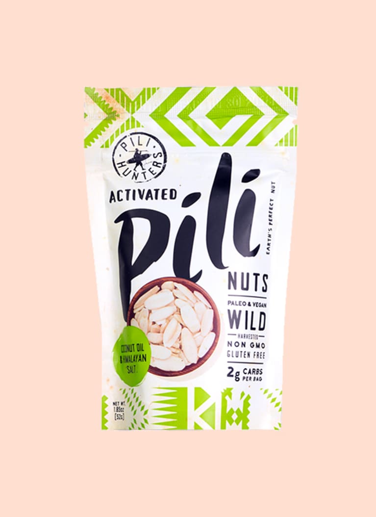 Pili nuts: 24 g fat, 1g net carb Pili nuts: 24 g fat, 1g net carb