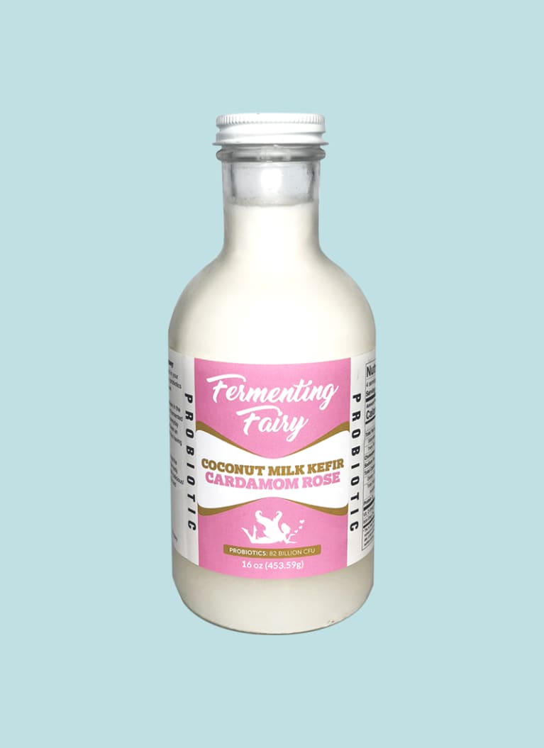 Fermenting Fairy Cardamom Rose Coconut Milk Kefir Fermenting Fairy Cardamom Rose Coconut Milk Kefir
