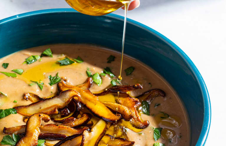 Make The Most Of Chestnut Season With This Mediterranean-Inspired Mushroom Soup