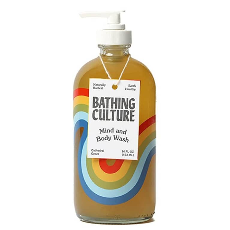 Bathing Culture Mind and Body Wash Refillable Glass 
