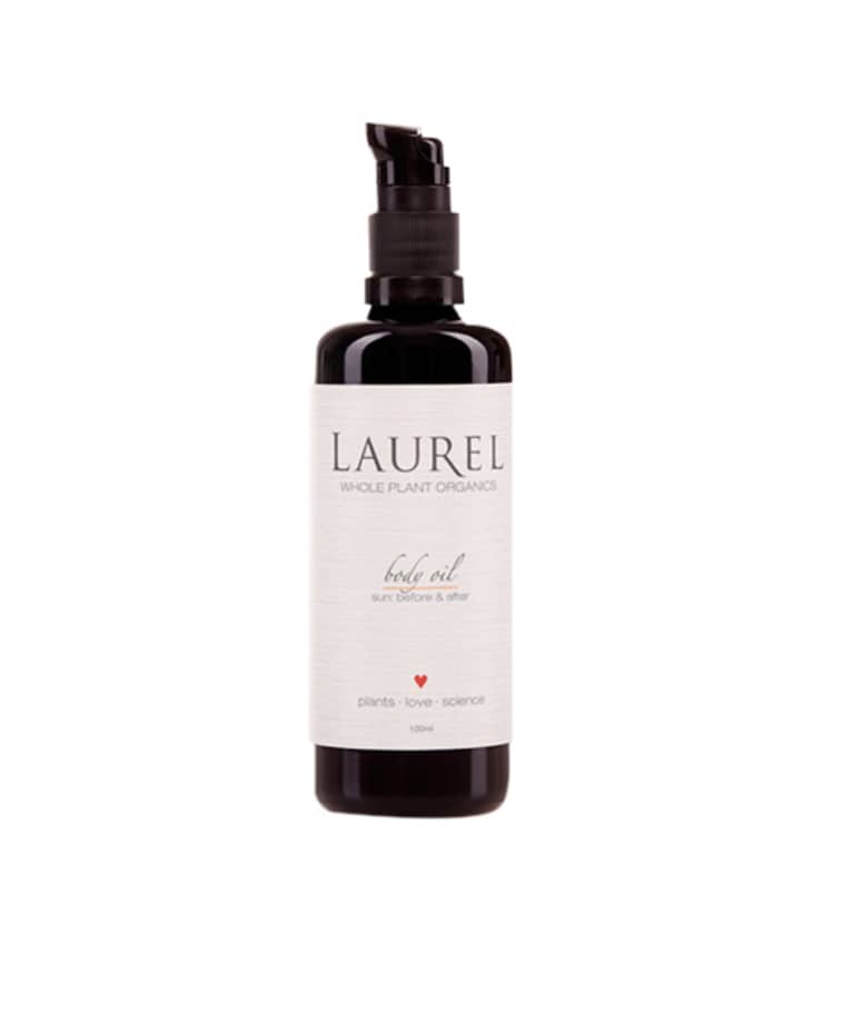 Laurel Whole Plant Organics Body Oil: Sun: Before & After